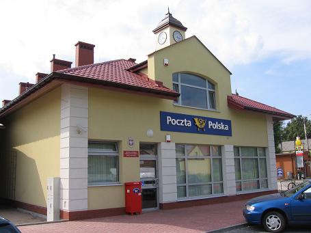 ściana frontowa Poczty Polskiej
